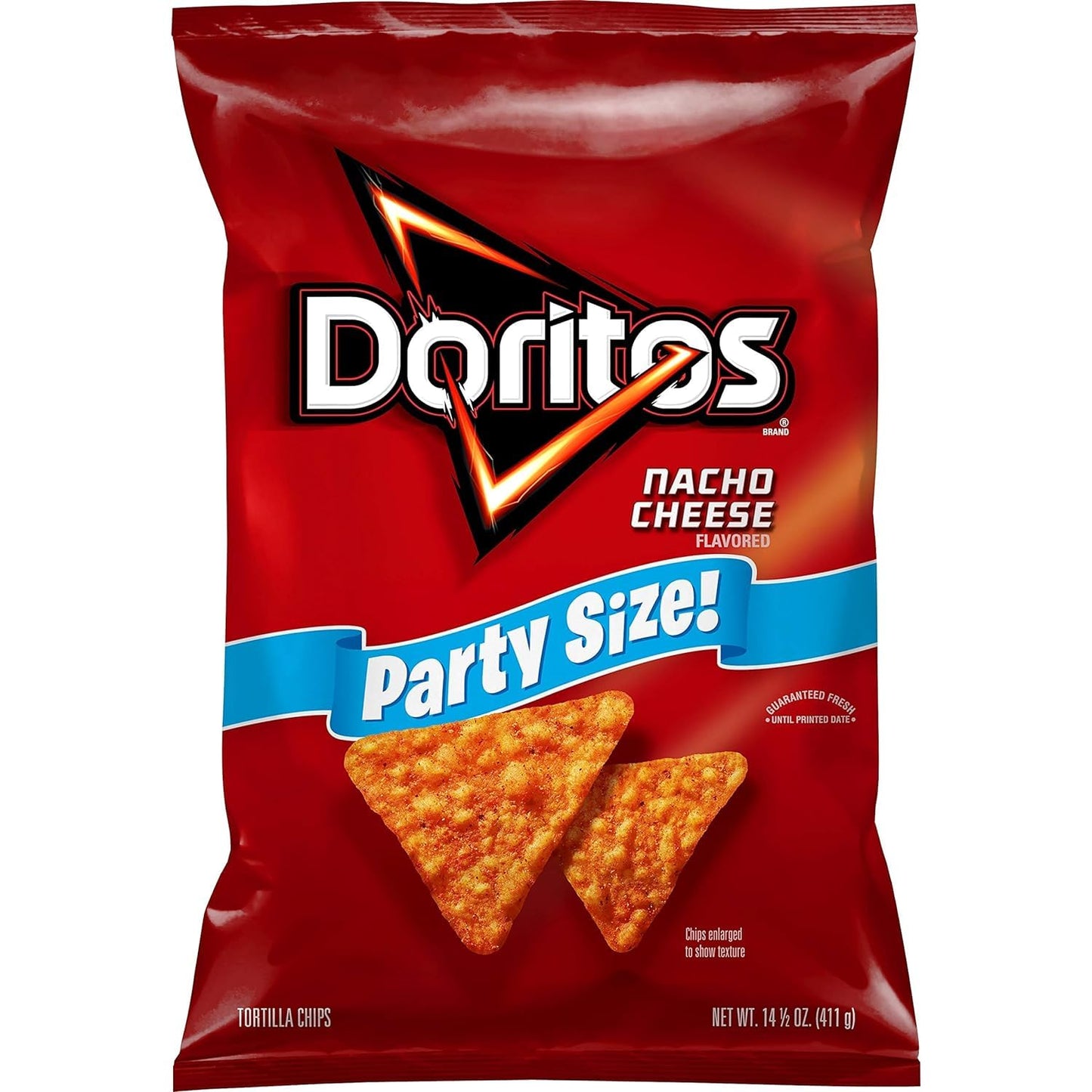 Doritos Nachos Chips de Tortilla de Queso, Tamaño Fiesta 411g