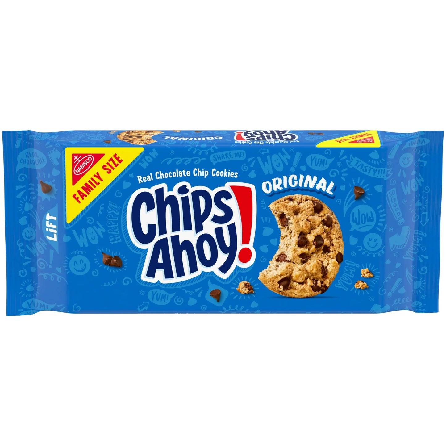 CHIPS AHOY! Galletas con Chispas de Chocolate Originales Tamaño Familiar, 18.2 oz