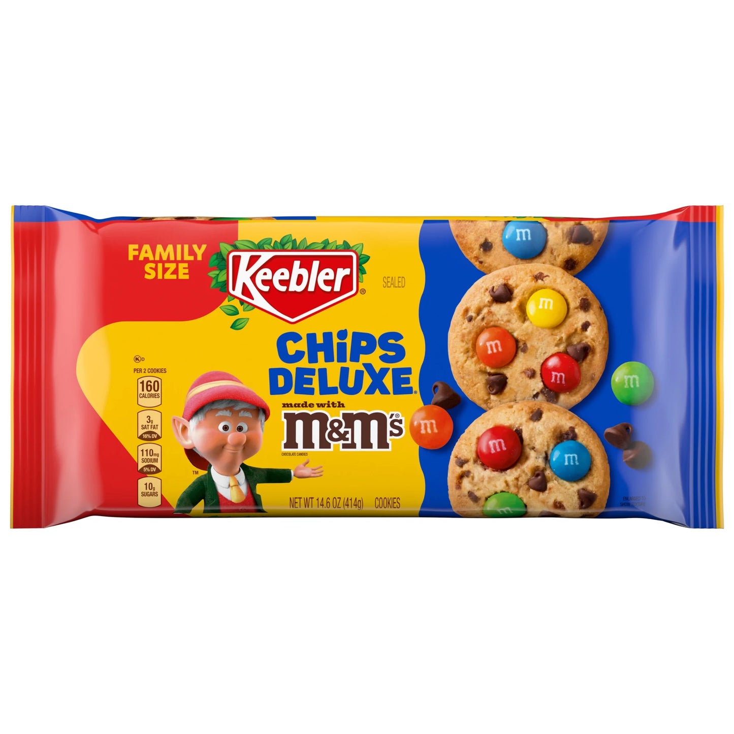 Keebler Chips Deluxe Galletas Hechas con M&M's de 14.6 oz