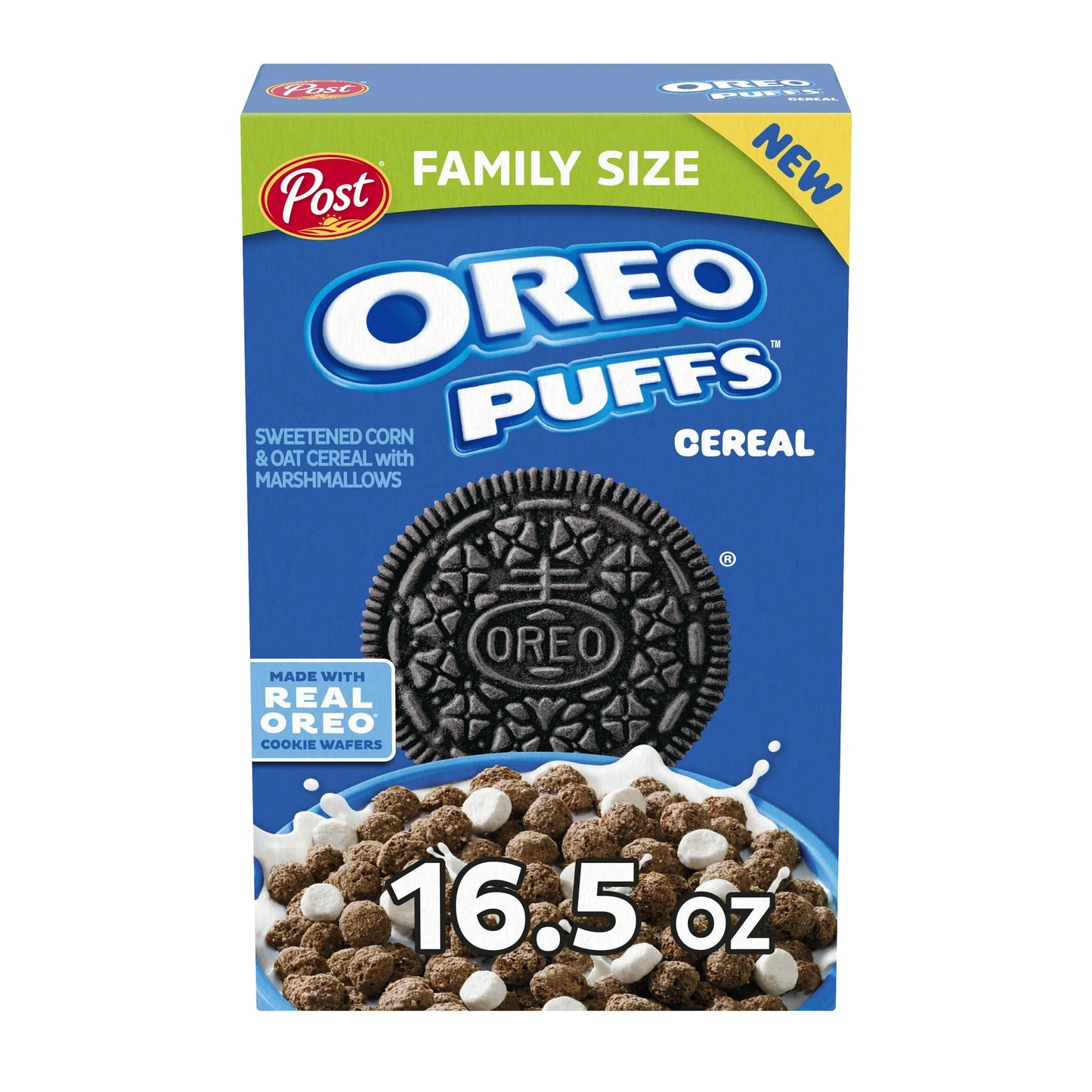Cereal de Desayuno OREO PUFFS, Caja Crujiente de 16.5 oz