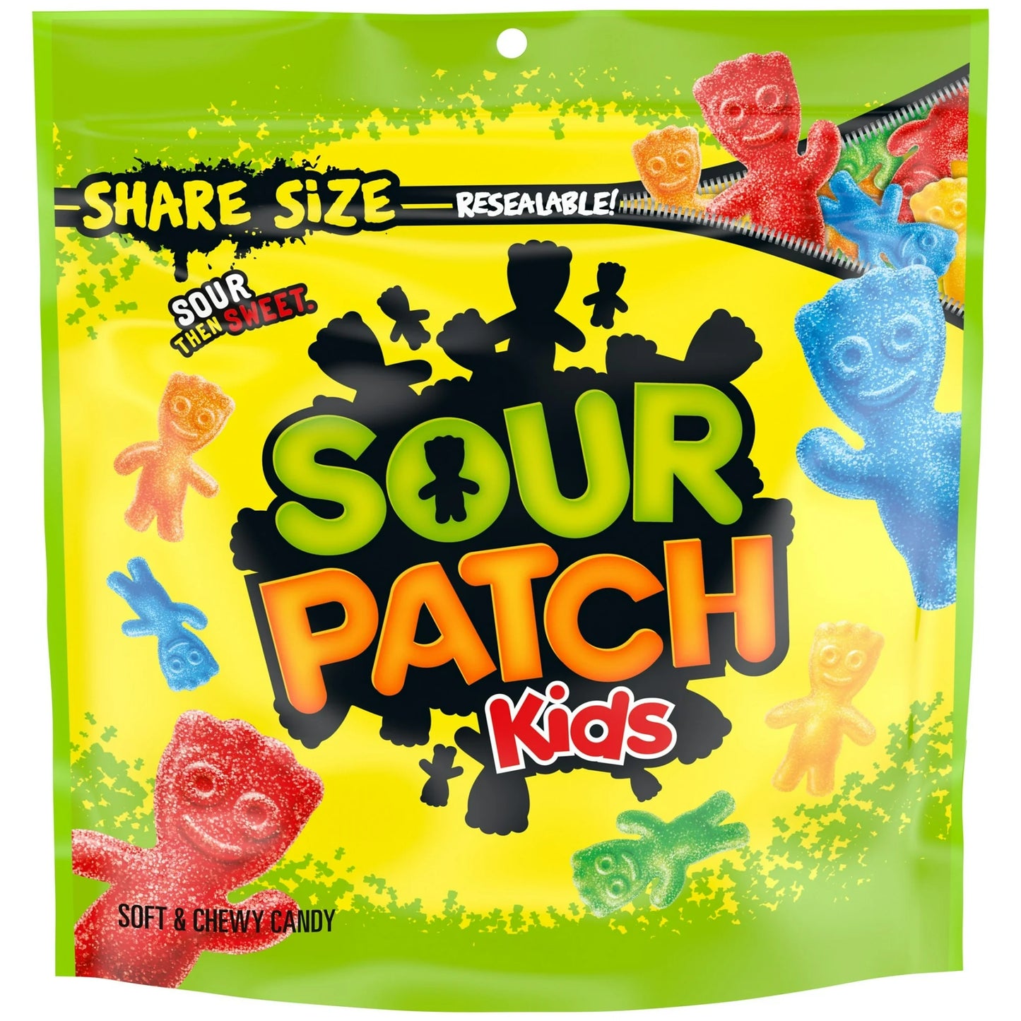 SOUR PATCH KIDS Caramelo Suave y Masticable Tamaño Compartido, 12 oz