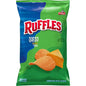 Ruffles Papas Fritas Chips de Snacks con Sabor a Queso, Snacks, Bolsa Grande, Bolsa de 226g