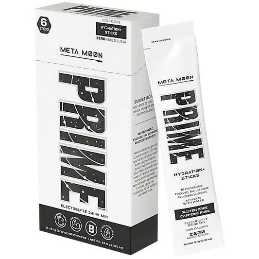 Prime Hydration Palitos, Meta Moon, 6 Unidades, Electrolitos, sin Azúcar