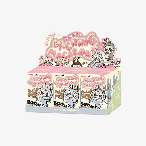 Labubu el monstruo Macaron  caja  6pz
