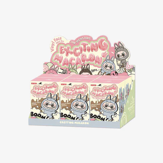 Labubu el monstruo Macaron  caja  6pz
