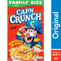 Cap'n Crunch Cereal de Maíz y Avena Endulzado, Caja de 22.1 oz