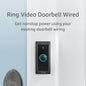 Ring Video Doorbell Wired (modelo más reciente), Audio bidireccional, detección de movimiento avanzada, cámara de alta definición y alertas en tiempo real para monitorear tu casa (requiere cableado)