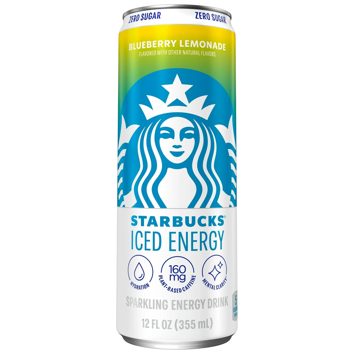 Starbucks Bebida Energética Helada de Arándano y Limonada 12 fl oz Lata