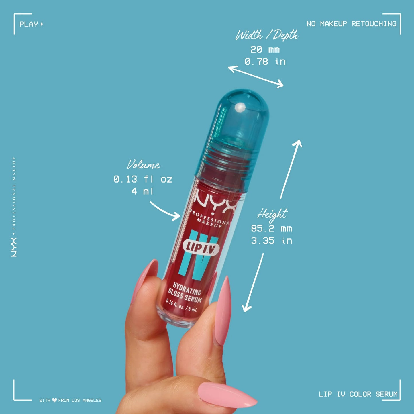 NYX Professional Makeup Gloss Collections Lip IV Hydrating Gloss Serum