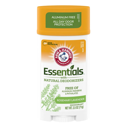 ARM & HAMMER Essentials Desodorante, Fresco Romero Lavanda 2,5 oz