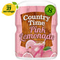 Country Time Limonada Rosada con Sabor Natural Mezcla de Bebida en Polvo, 19 oz. Lata