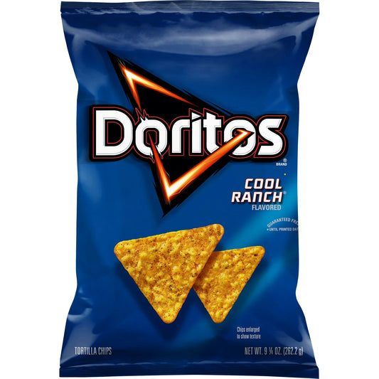 Doritos Tortilla Chips Chips de Snacks con Sabor Ranchero Fresco, Bolsa de 262g