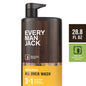 Every Man Jack - Gel de Baño, Champú y Acondicionador Hidratante 3 en 1 para Hombre, Sándalo, 28,8 oz