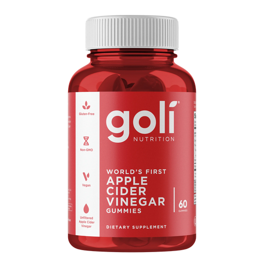 Goli Nutrition Gomitas Veganas de Vinagre de Sidra de Manzana 60 Unidades