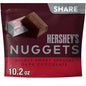 Hershey's Nuggets Caramelos Especiales de Chocolate Oscuro Ligeramente Dulce Paquete para Compartir de 10,2 oz