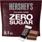 Hershey's Zero Sugar Caramelos de Chocolate, Bolsa de 5.1 oz