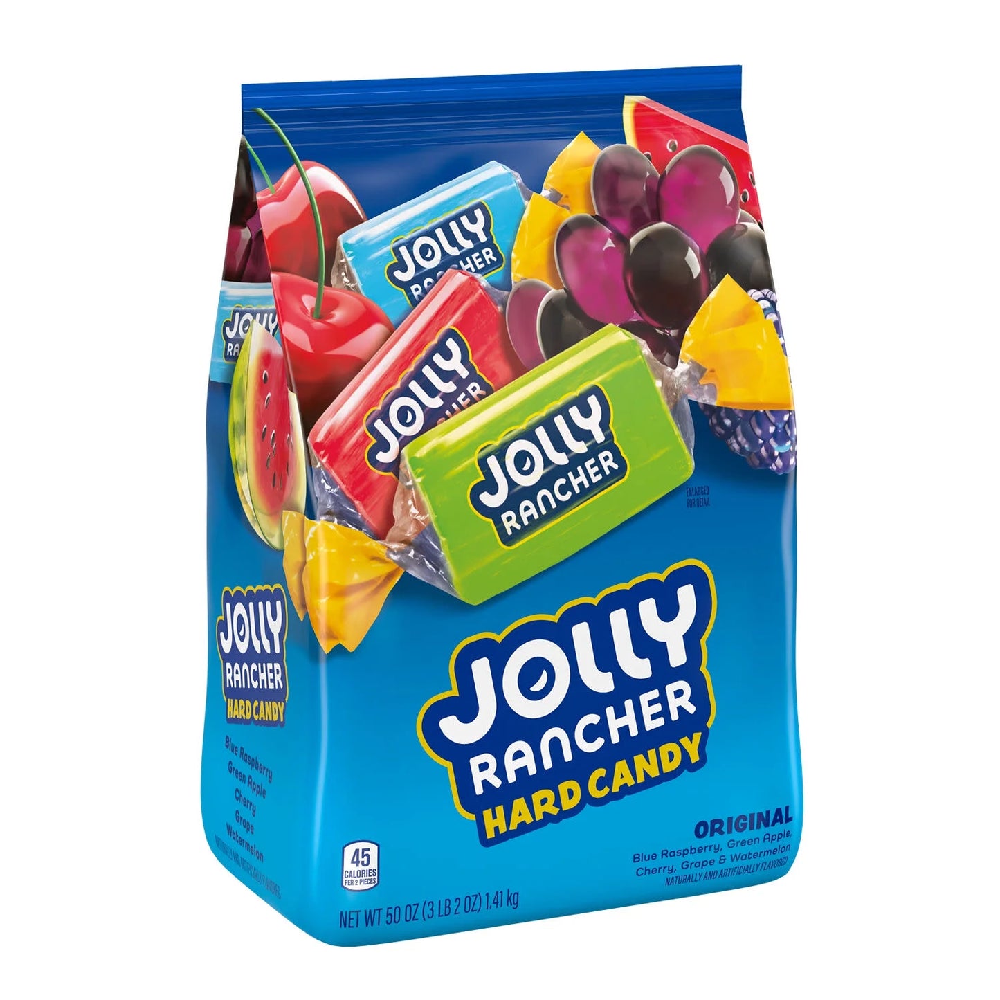 Jolly Rancher Original Fruit Sabor Hard Candy, Bolsa a Granel 50 oz