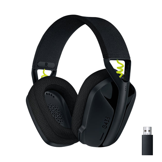 Logitech G435 Auriculares Inalámbricos para Juegos Bluetooth y Inalámbricos de 2,4 GHz