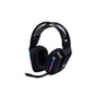 Logitech G733 Auriculares Inalámbricos para Juegos LIGHTSPEED con Diadema con Suspensión, LIGHTSYNC RGB, Tecnología de Micrófono VO!CE Azul y Controladores de audio PRO-G, Negros