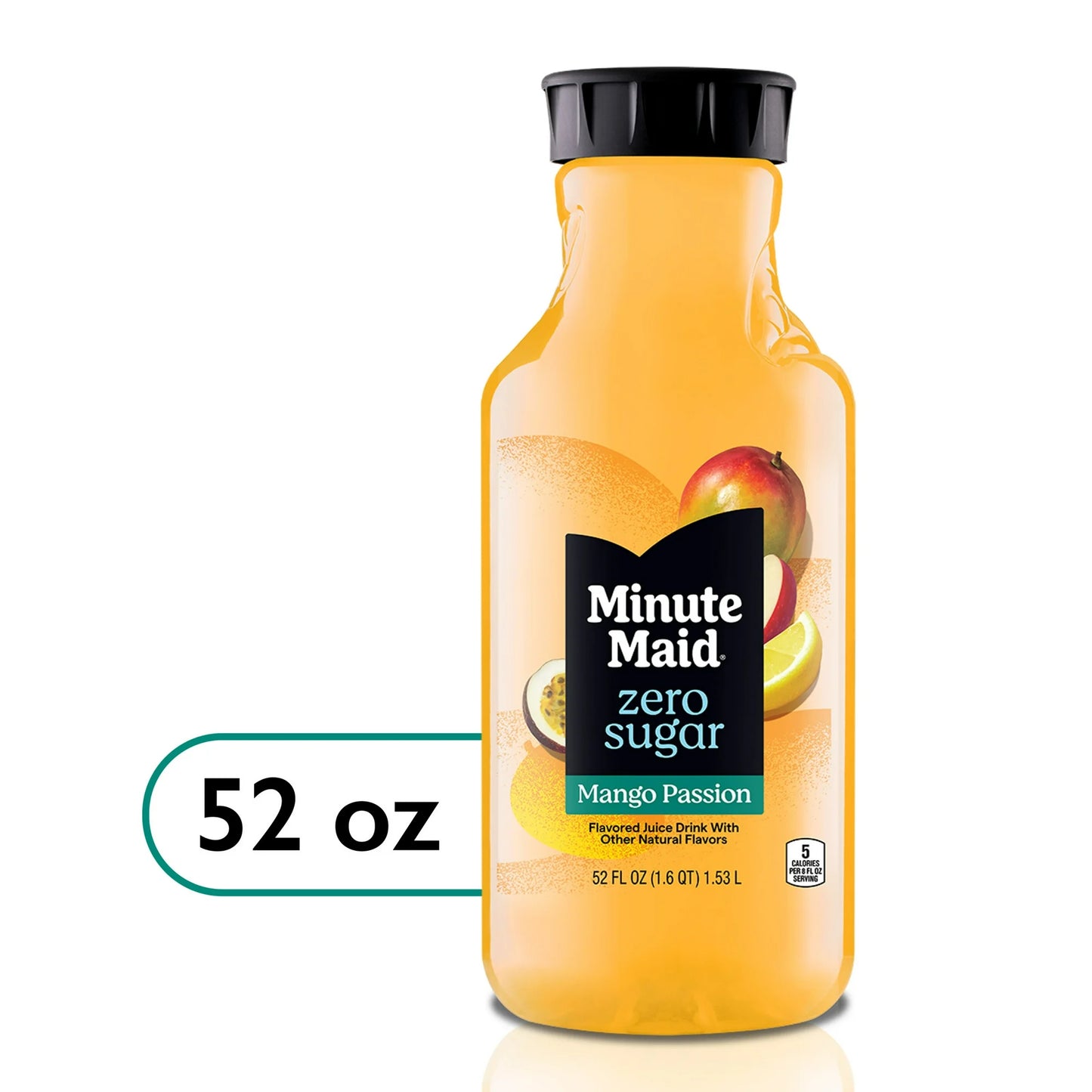 Minute Maid Jugo de Maracuyá y Mango sin Azúcar Botella de 52 Fl Oz