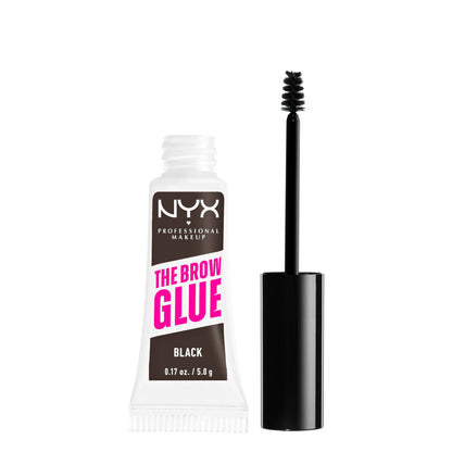 NYX Professional Makeup The Brow Glue, Extreme Hold Tinted Eyebrow Gel BLACK