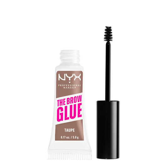 NYX Professional Makeup The Brow Glue, Extreme Hold Tinted Eyebrow Gel TAUPE