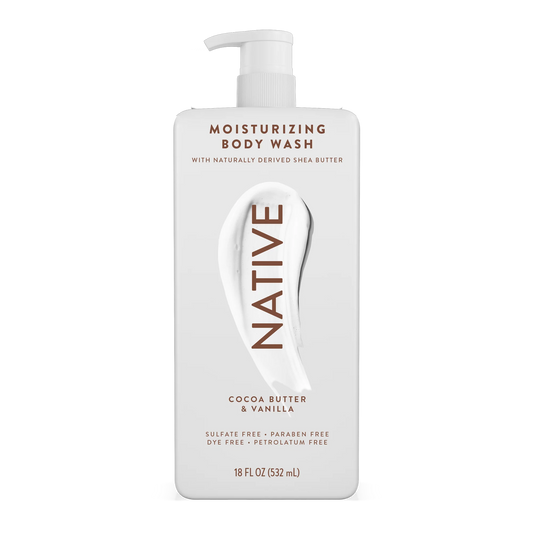 Gel de Baño Hidratante de Manteca de Cacao y Vainilla 18 oz