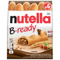 Nutella B-ready , Crema de Avellanas con Cacao, Paquete de Snack Bar, 6 Barras Envueltas Individualmente