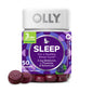 OLLY Suplemento de Gomitas para Dormir, 3mg de Melatonina, L-teanina, Ayuda para Dormir, Sabor a Mora, 50 Unidades