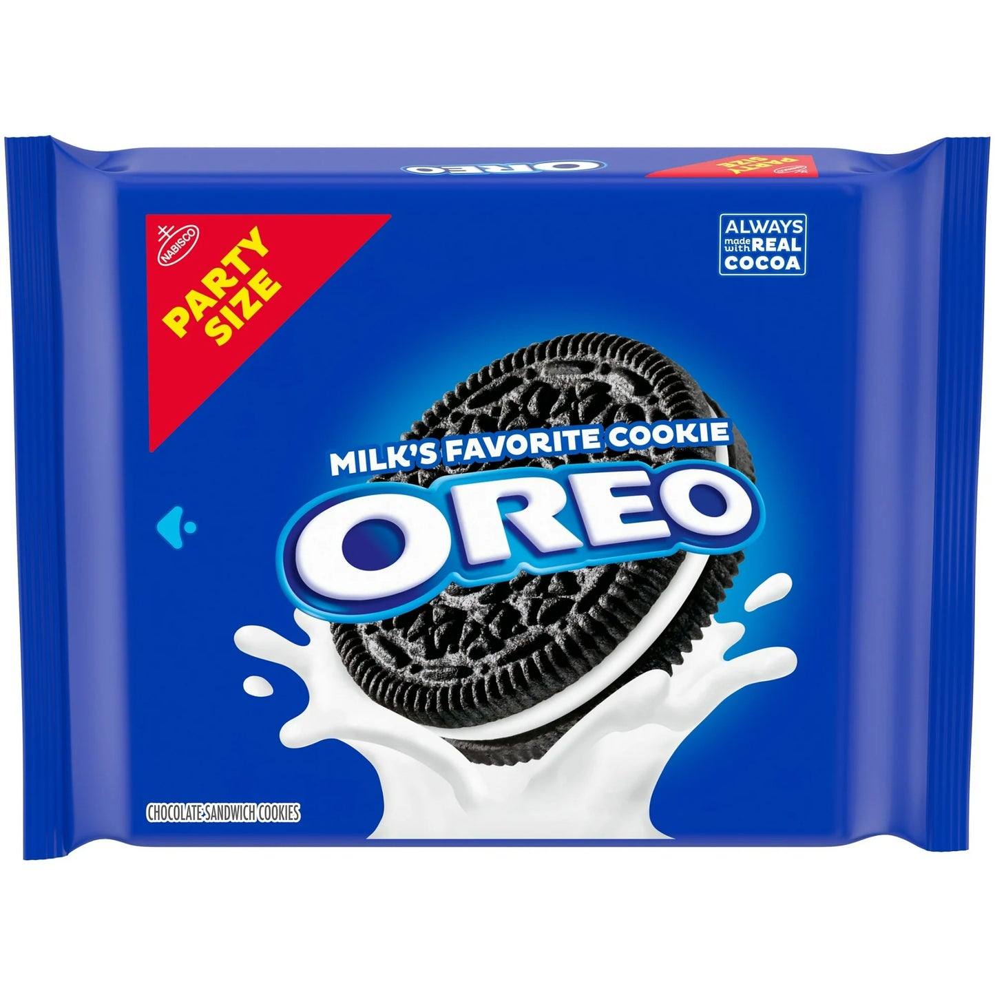 OREO Galletas Tipo Sándwich de Chocolate Tamaño Fiesta, 24.16 oz