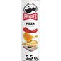 Pringles Pizza Papas Fritas Crujientes, Snacks para el Almuerzo, Bote de 5.5 oz