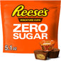 Reese's sin Azúcar Miniatures Chocolate Tazas de Mantequilla de Maní Dulces, Bolsa 5.1 oz