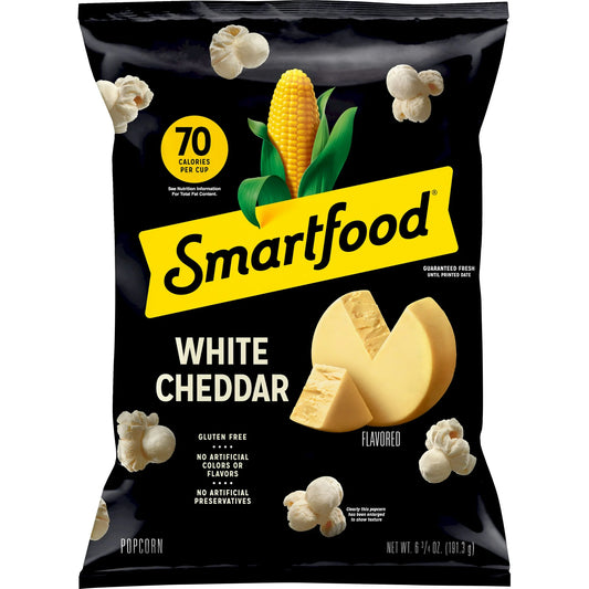 Smartfood Palomitas de Maíz, Cheddar Blanco, Bolsa de 191g