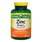 Spring Valley Zinc con Vitamina D Cápsulas para la Salud Inmunológica Suplemento Dietético, 50 mg, 150 Unidades