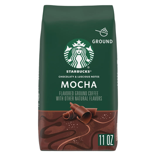 Starbucks Granos de Café Arábica Mocha, con Sabor Natural, Café Molido de 311