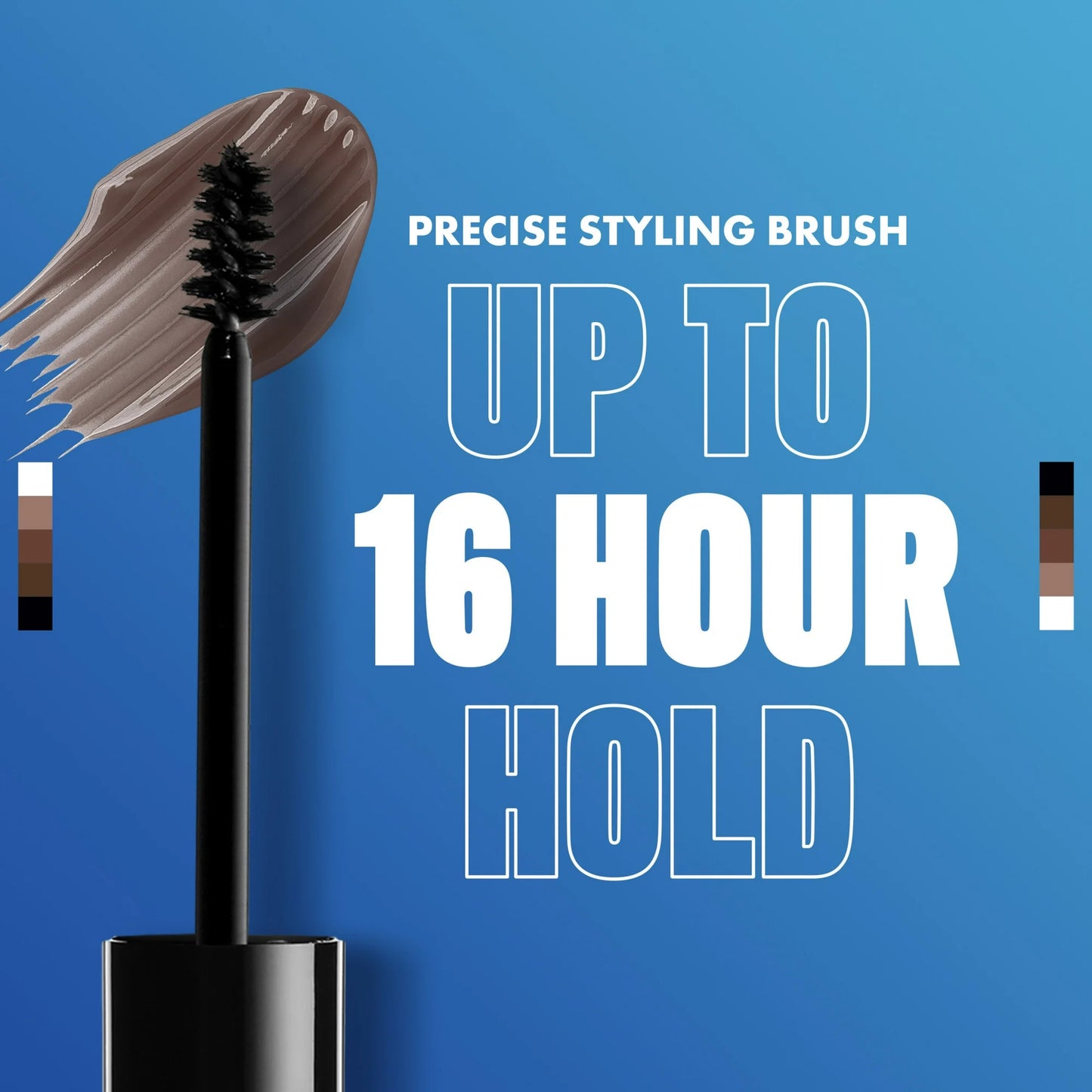 NYX Professional Makeup The Brow Glue, Extreme Hold Tinted Eyebrow Gel DARK BROWN