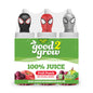 good2grow Jugo de Fusión de Frutas Orgánico Bajo en Azúcar, 6 Oz, Paquete de 3 (los Tops de Personajes Varían)