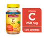 Nature Made Vitamina C 250 mg por Porción Gomitas, Suplemento Dietético, 120 Unidades