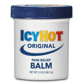 Icy Hot Original Extra Strength Bálsamo Analgésico Tópico y Crema para Adormecer Músculos para Alivio Del Dolor Articular, 7.6% Mentol y 29% Salicilato de Metilo