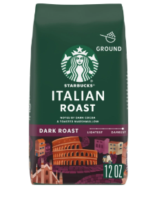 Starbucks Café Molidocoffee Tostado Oscurotostado Italiano100% Arábica1 Bolsa  de 340g
