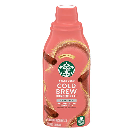 Starbucks Concentrado de Café Preparado en Frío Canela y Azúcar Moreno Endulzada 946Ml